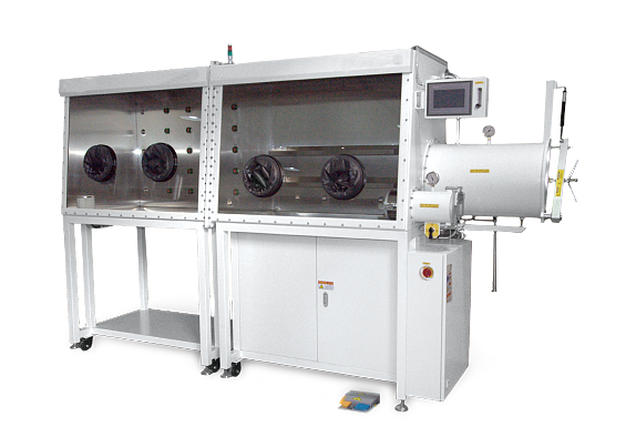 雙工位單面實(shí)驗(yàn)室手套箱