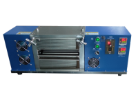 加熱電動立式對輥機   寬度150mm